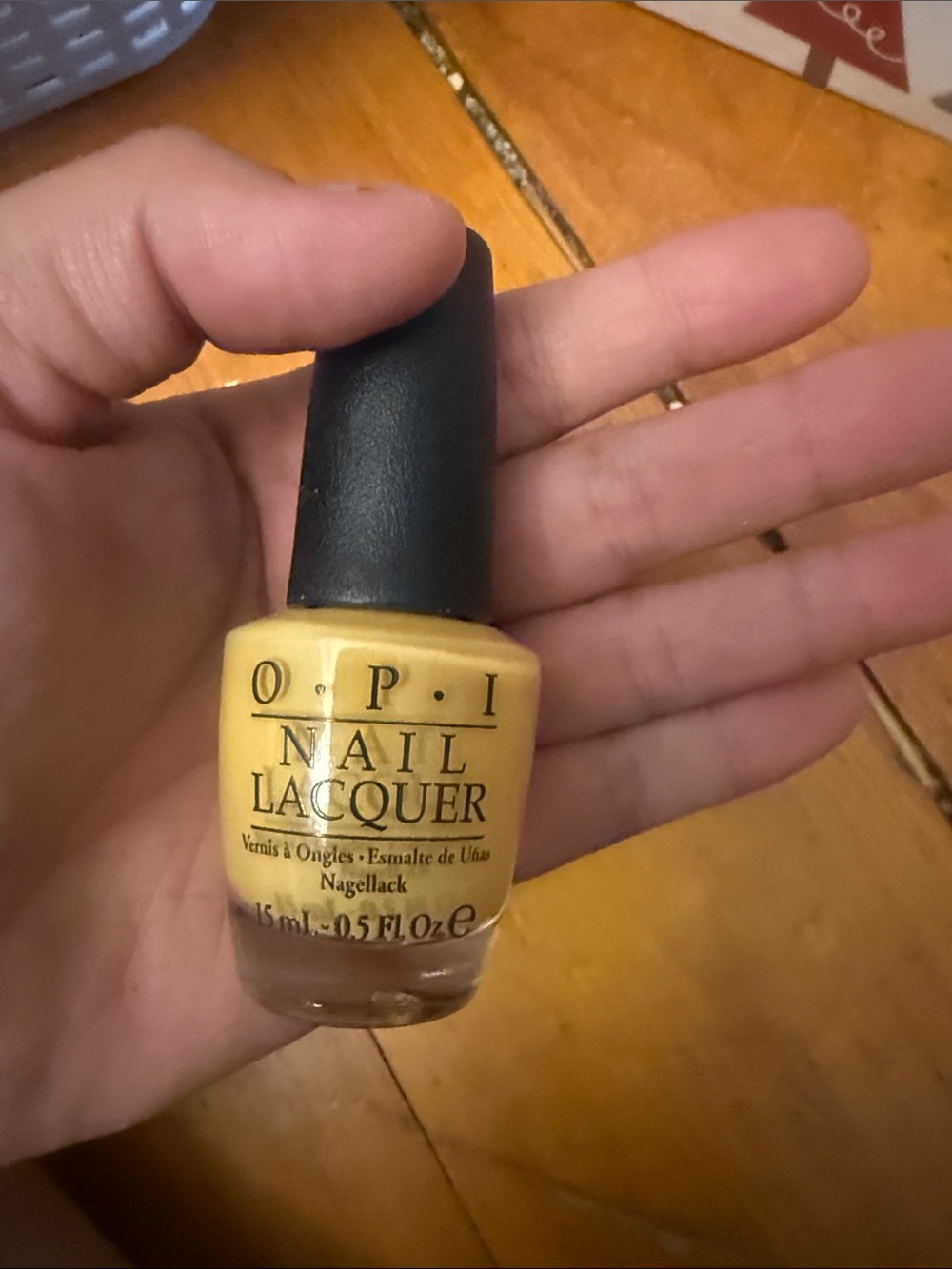 OPI Yellow Nail Lacquer - Sunny Mustard Shade